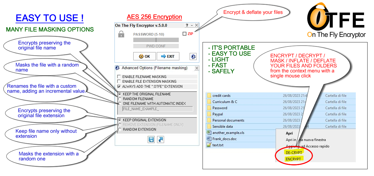 On the fly encryptor 5.0