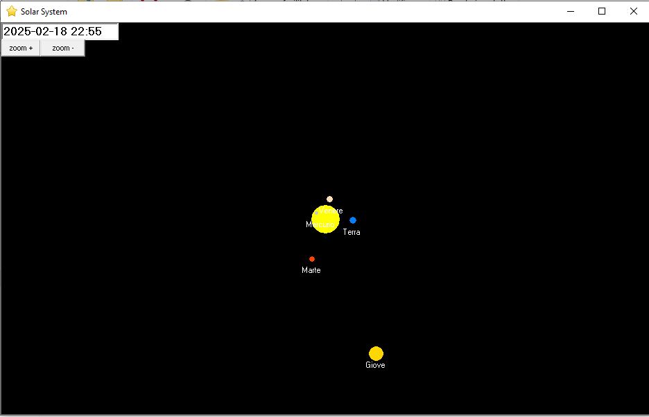 Simulazione Sistema Solare